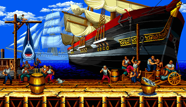 16-Bit Fighting Game Background : r/perfectloops